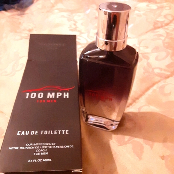 100 MPH Cologne 3.4 fl oz EDT For Men By Preferred Fragrance Spray Bottle - Picture 2 of 5